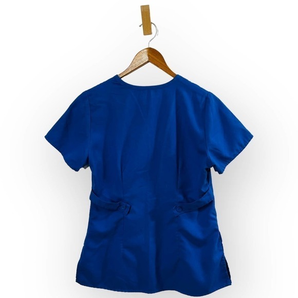 Grey’s Anatomy Riley Scrub Top Small Blue - Picture 7 of 11